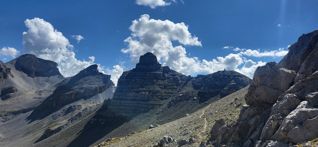 Cime et fort de Pelousette lac de Pelouse